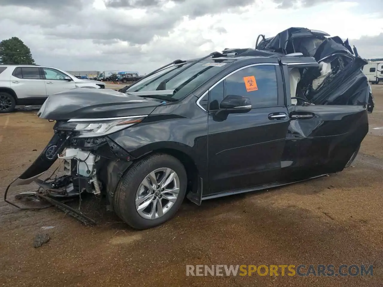 1 fotografías del automóvil dañado 5TDZRKEC0RS182904 TOYOTA SIENNA 2024