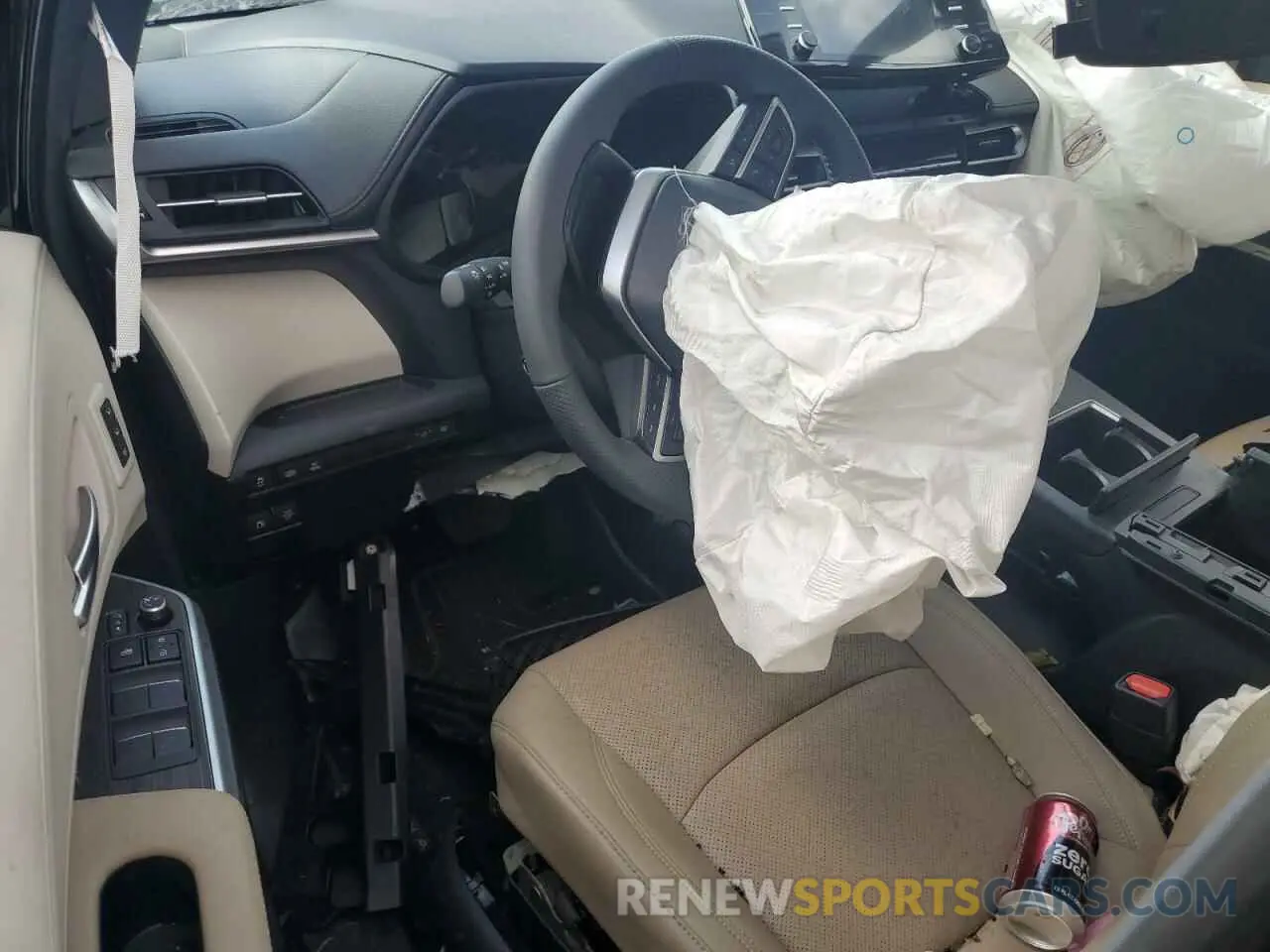 8 fotografías del automóvil dañado 5TDZRKEC0RS182904 TOYOTA SIENNA 2024