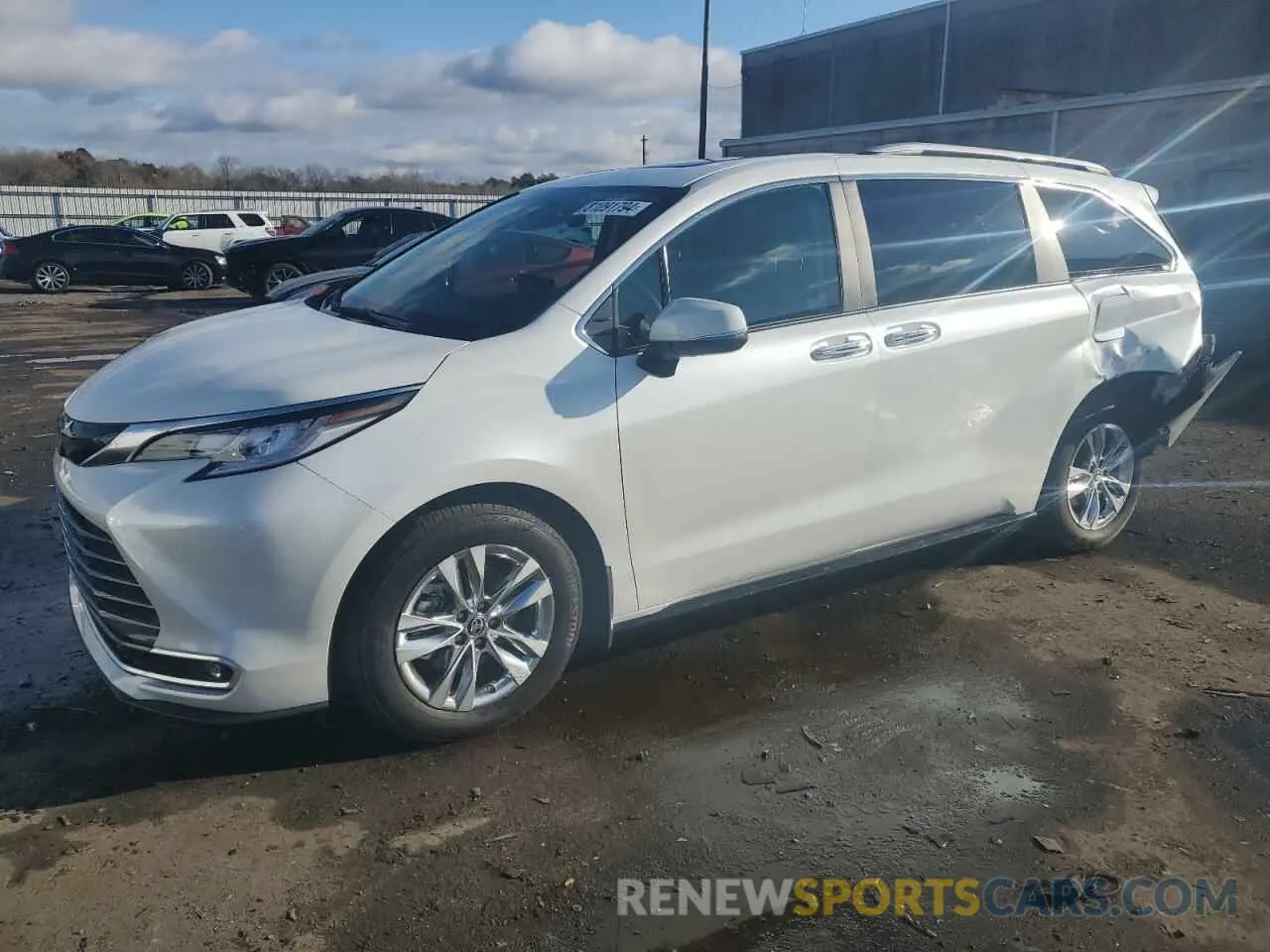 1 fotografías del automóvil dañado 5TDZRKEC8RS220640 TOYOTA SIENNA 2024