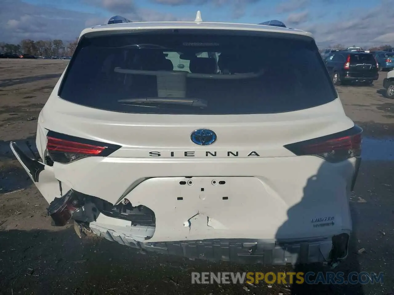 6 fotografías del automóvil dañado 5TDZRKEC8RS220640 TOYOTA SIENNA 2024