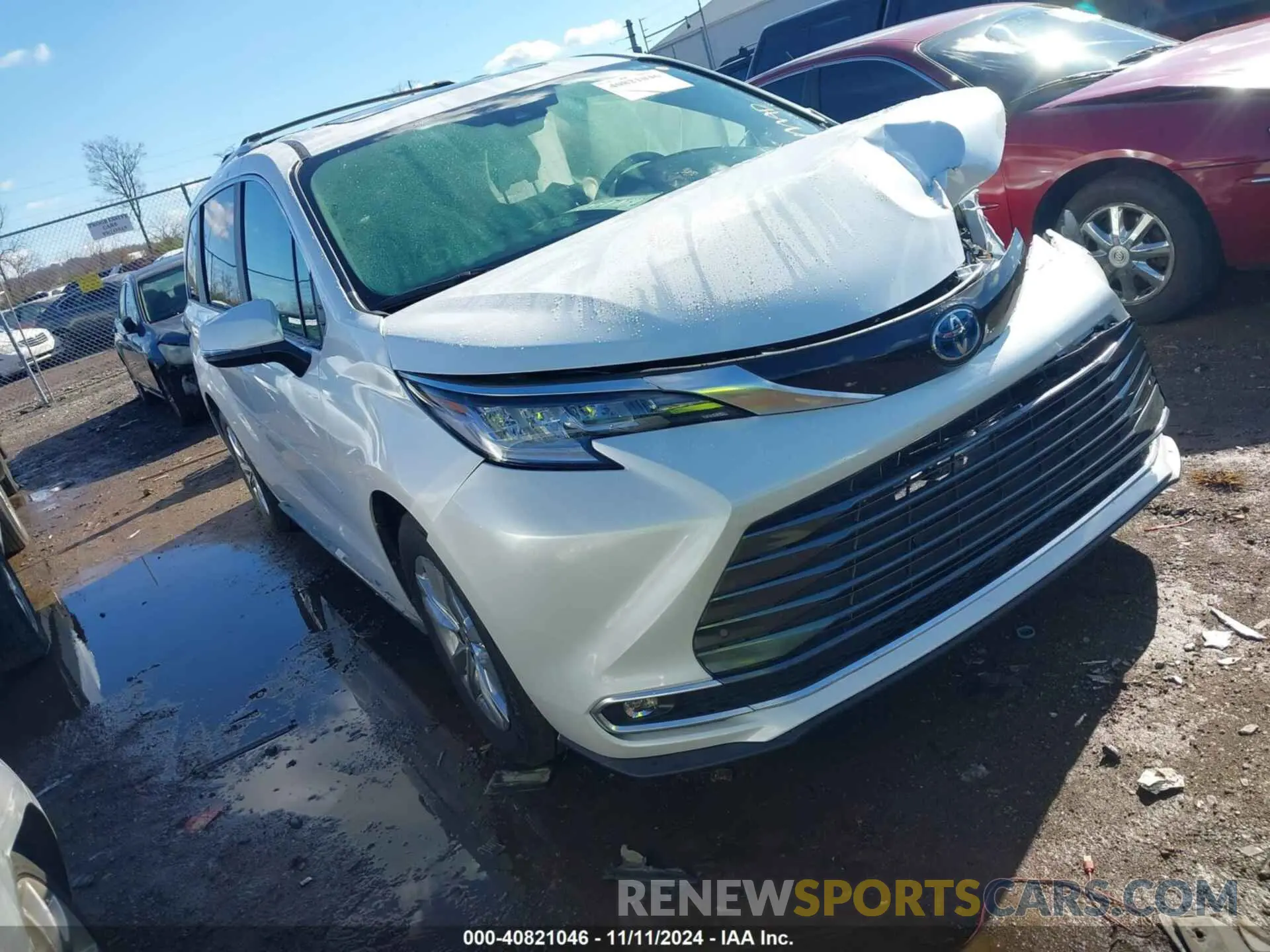 1 fotografías del automóvil dañado 5TDZSKFC0RS152806 TOYOTA SIENNA 2024