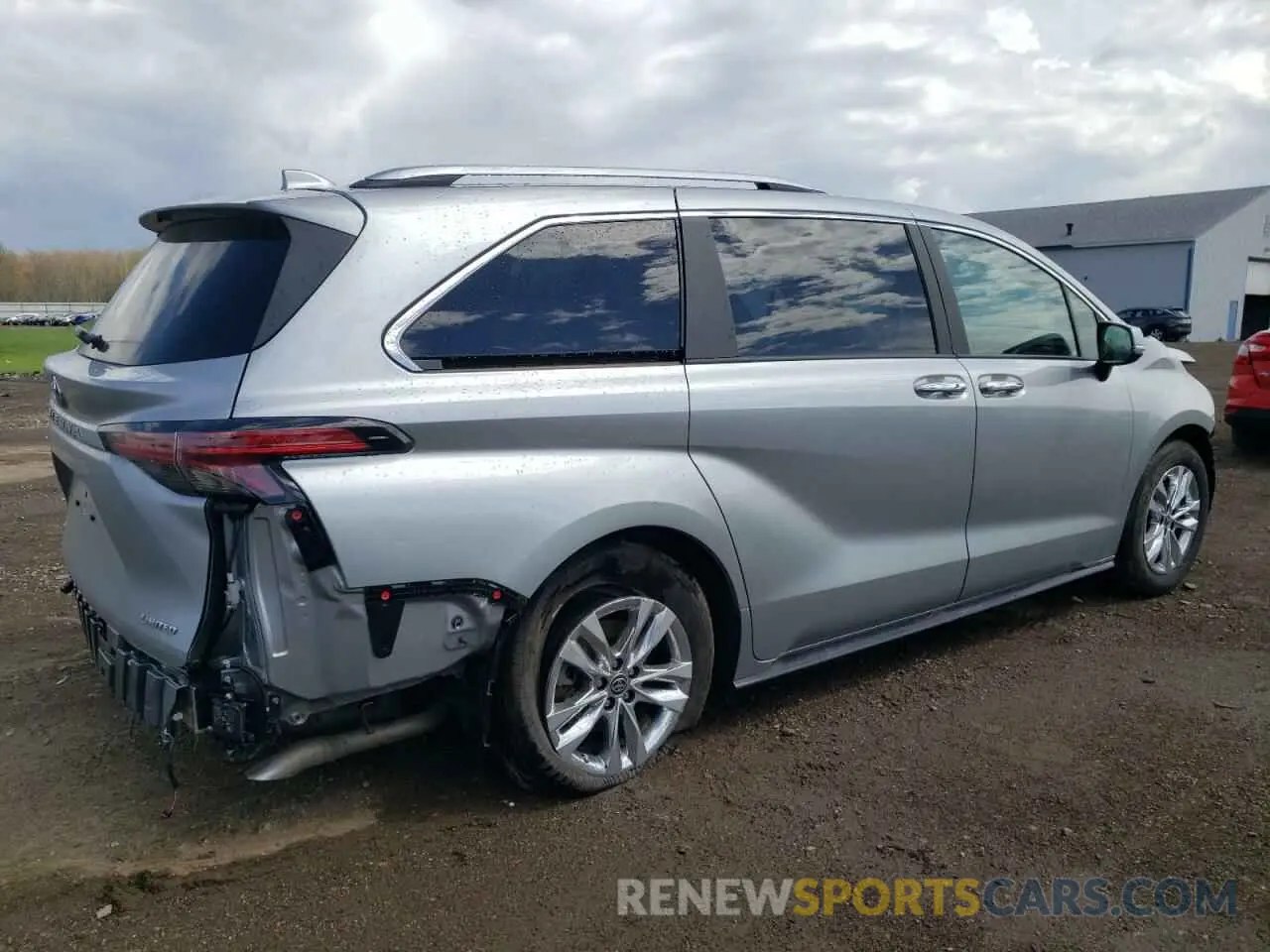 3 fotografías del automóvil dañado 5TDZSKFC2SS164445 TOYOTA SIENNA 2025
