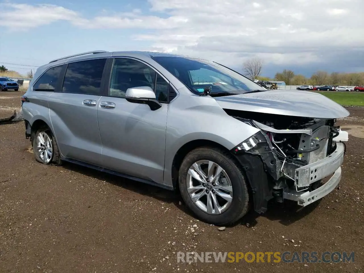 4 fotografías del automóvil dañado 5TDZSKFC2SS164445 TOYOTA SIENNA 2025