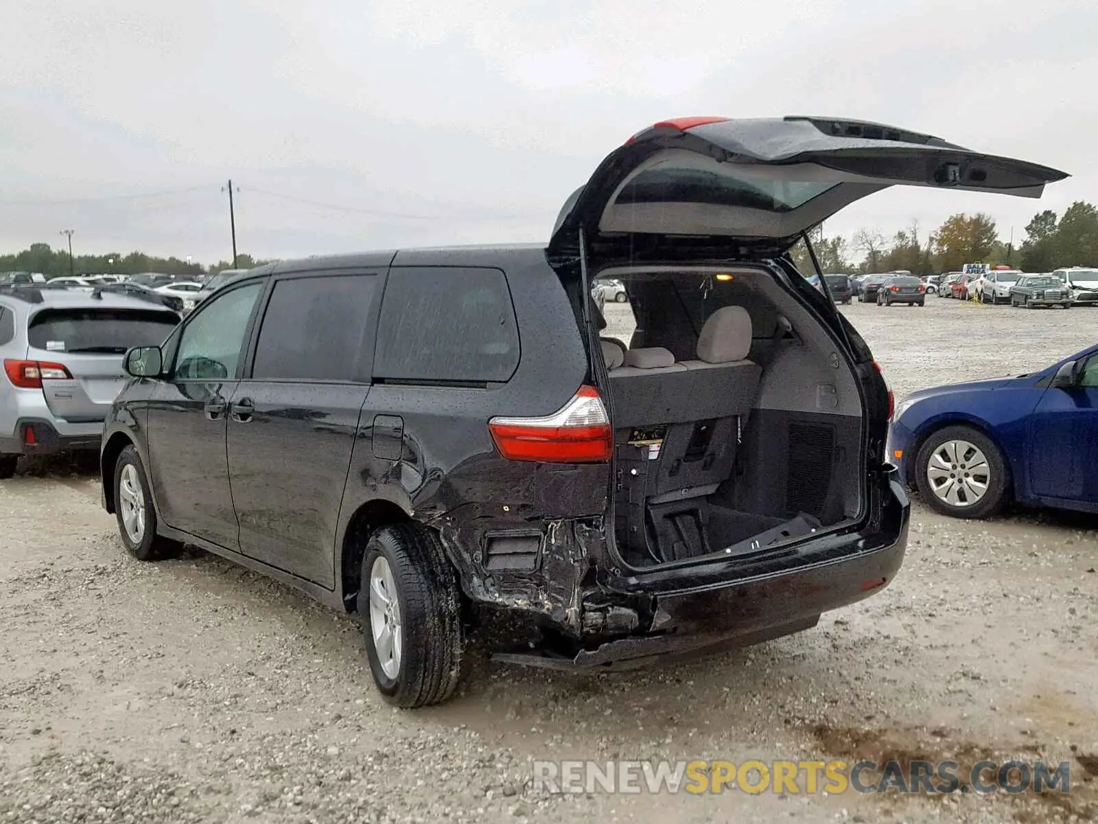 3 fotografías del automóvil dañado 5TDZZ3DC9LS028187 TOYOTA SIENNA L 2020