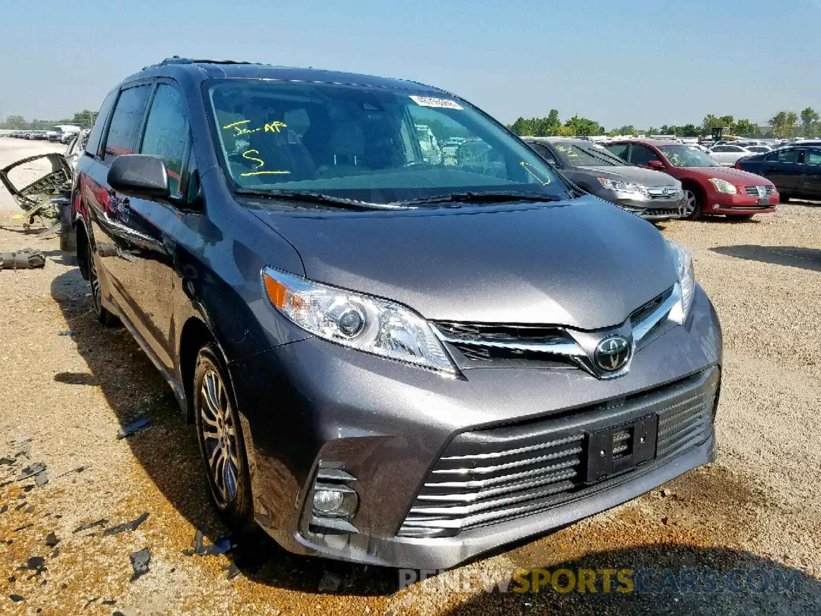 1 fotografías del automóvil dañado 5TDYZ3DC0KS966458 TOYOTA SIENNA LIM 2019