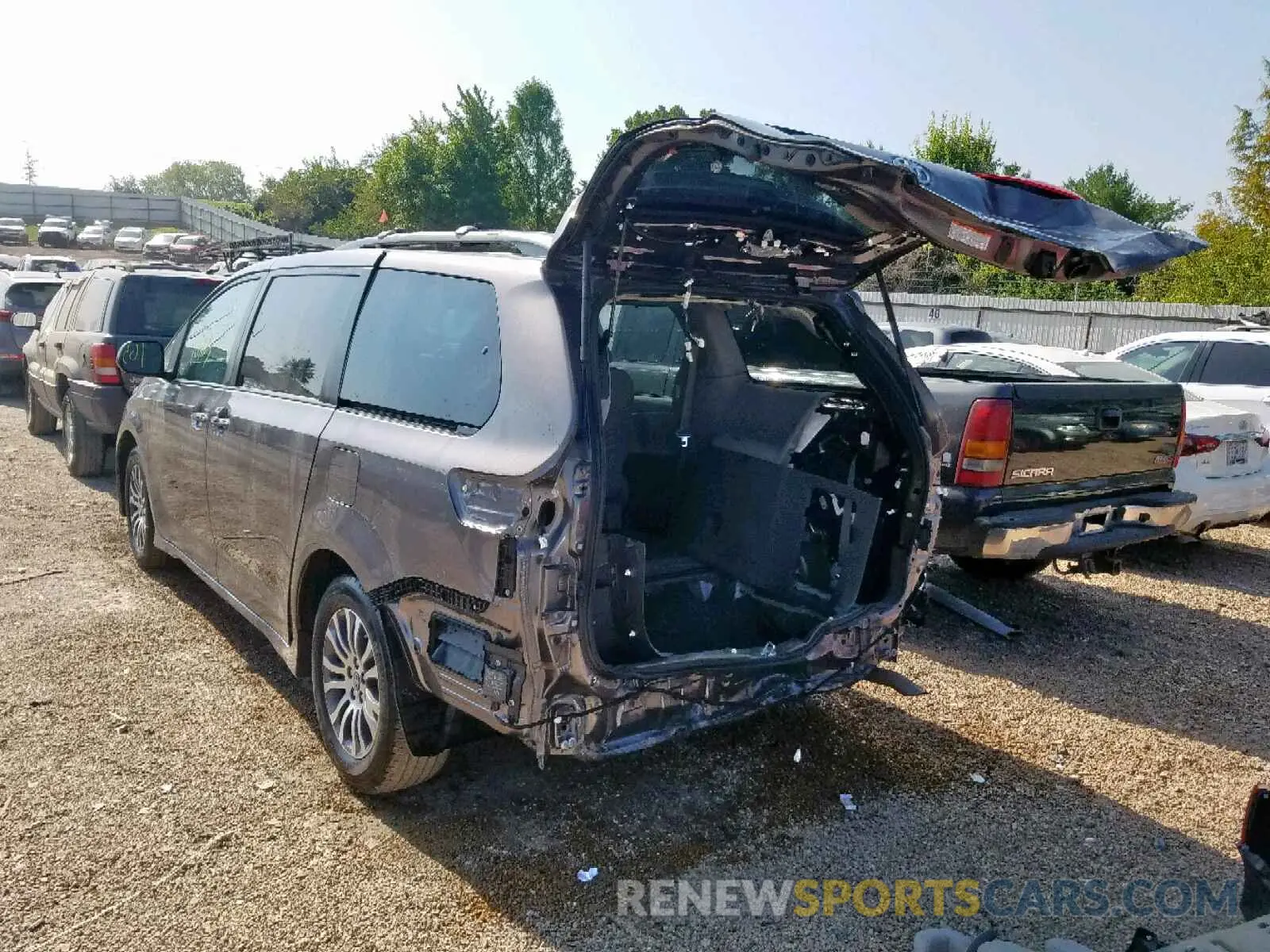 3 fotografías del automóvil dañado 5TDYZ3DC0KS966458 TOYOTA SIENNA LIM 2019