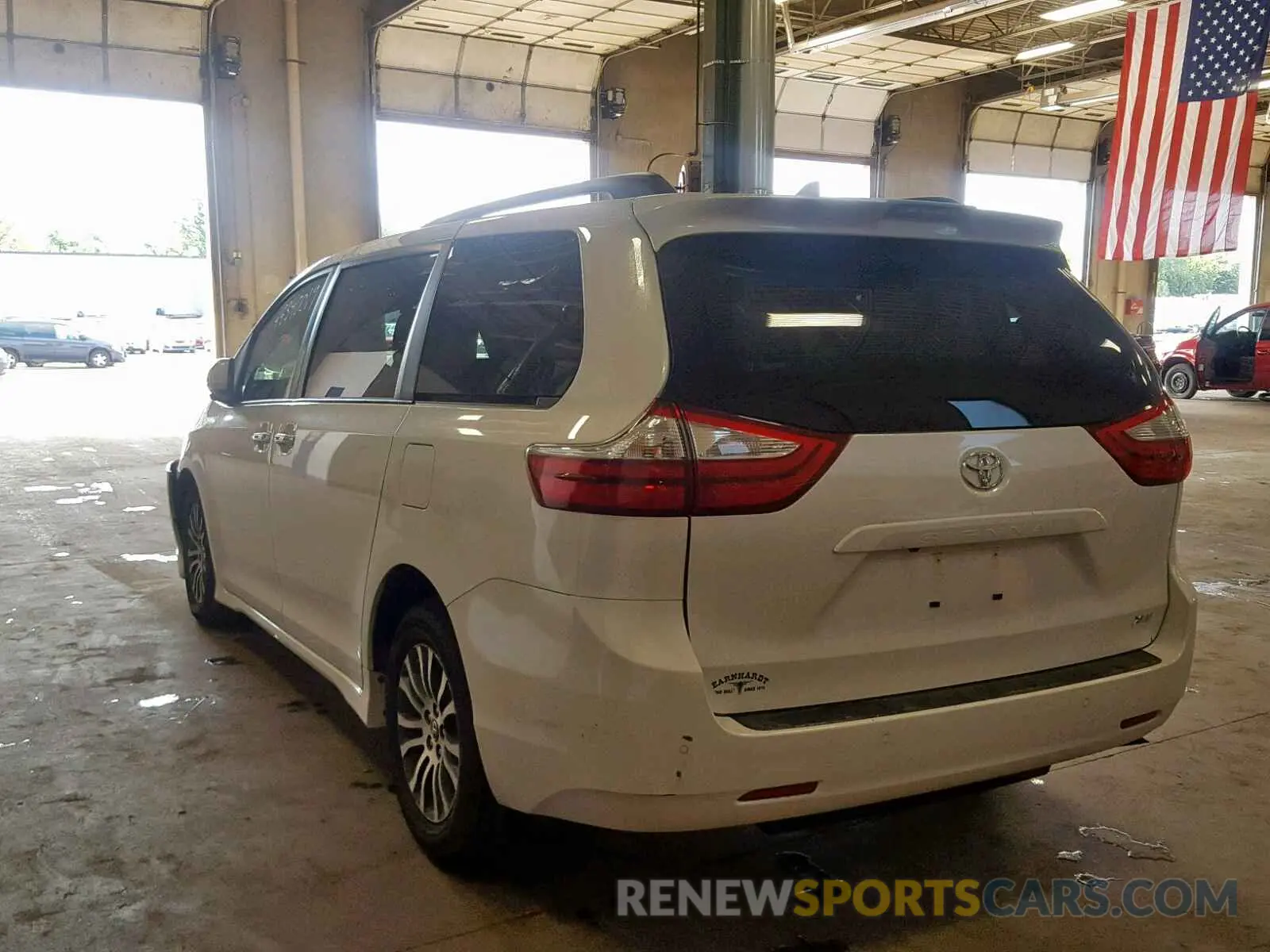 3 fotografías del automóvil dañado 5TDYZ3DC3KS979611 TOYOTA SIENNA LIM 2019