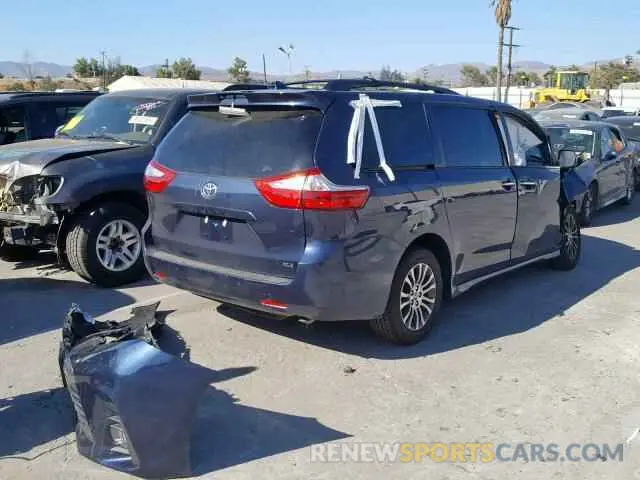 4 fotografías del automóvil dañado 5TDYZ3DC7KS008515 TOYOTA SIENNA LIM 2019