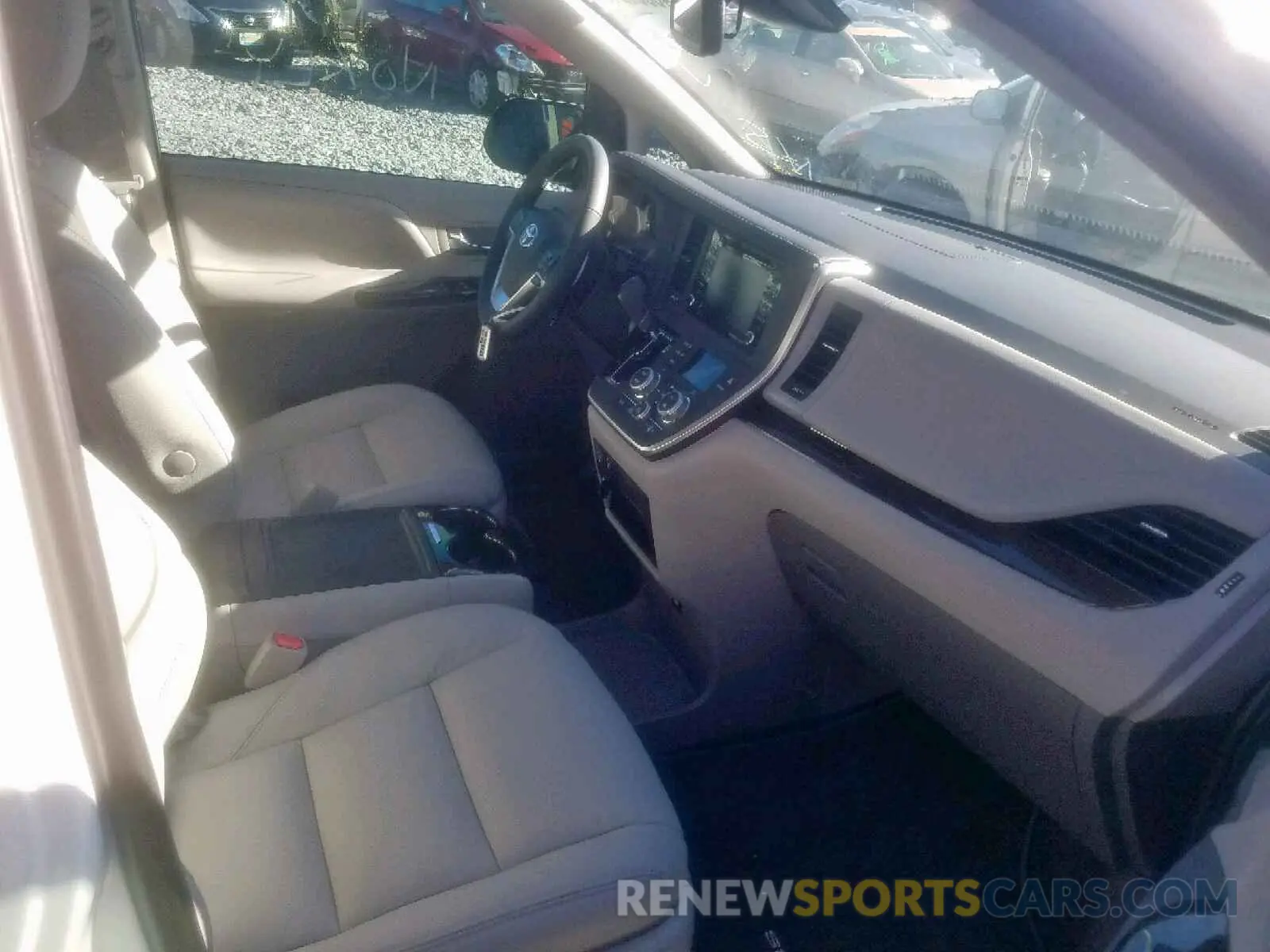 5 fotografías del automóvil dañado 5TDYZ3DC5LS030434 TOYOTA SIENNA LIM 2020