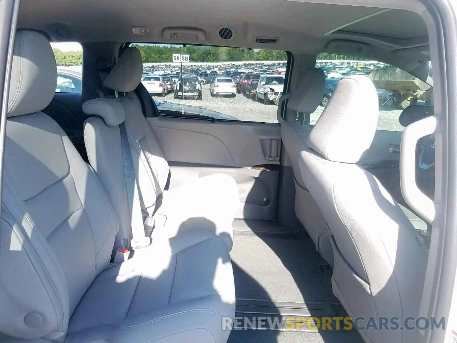 6 fotografías del automóvil dañado 5TDYZ3DC5LS030434 TOYOTA SIENNA LIM 2020