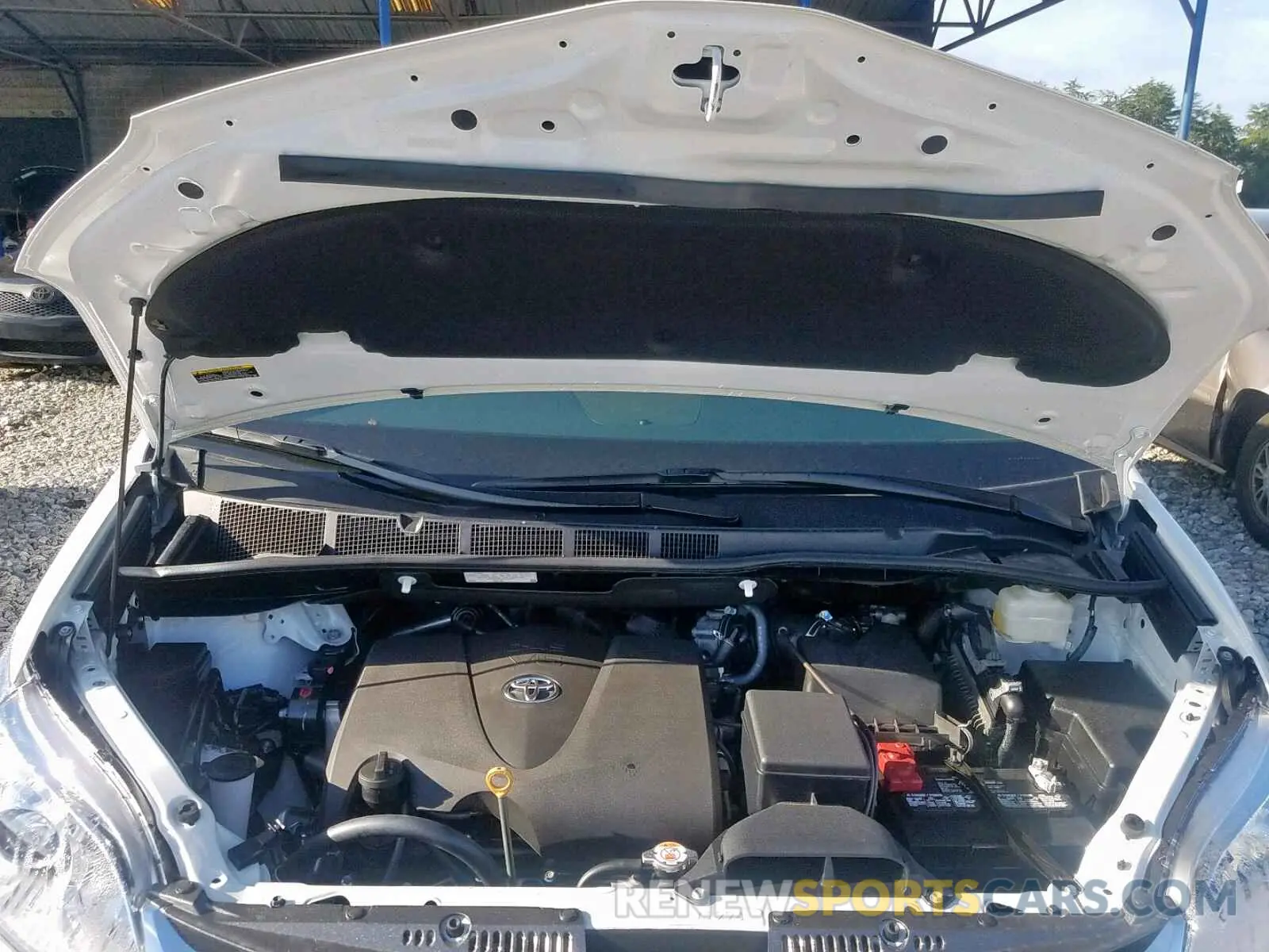 7 fotografías del automóvil dañado 5TDYZ3DC5LS030434 TOYOTA SIENNA LIM 2020
