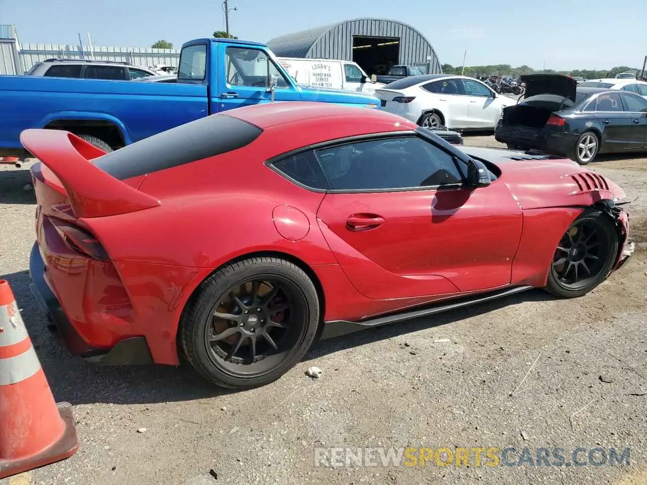 3 fotografías del automóvil dañado WZ1DB4C02LW029016 TOYOTA SUPRA 2020