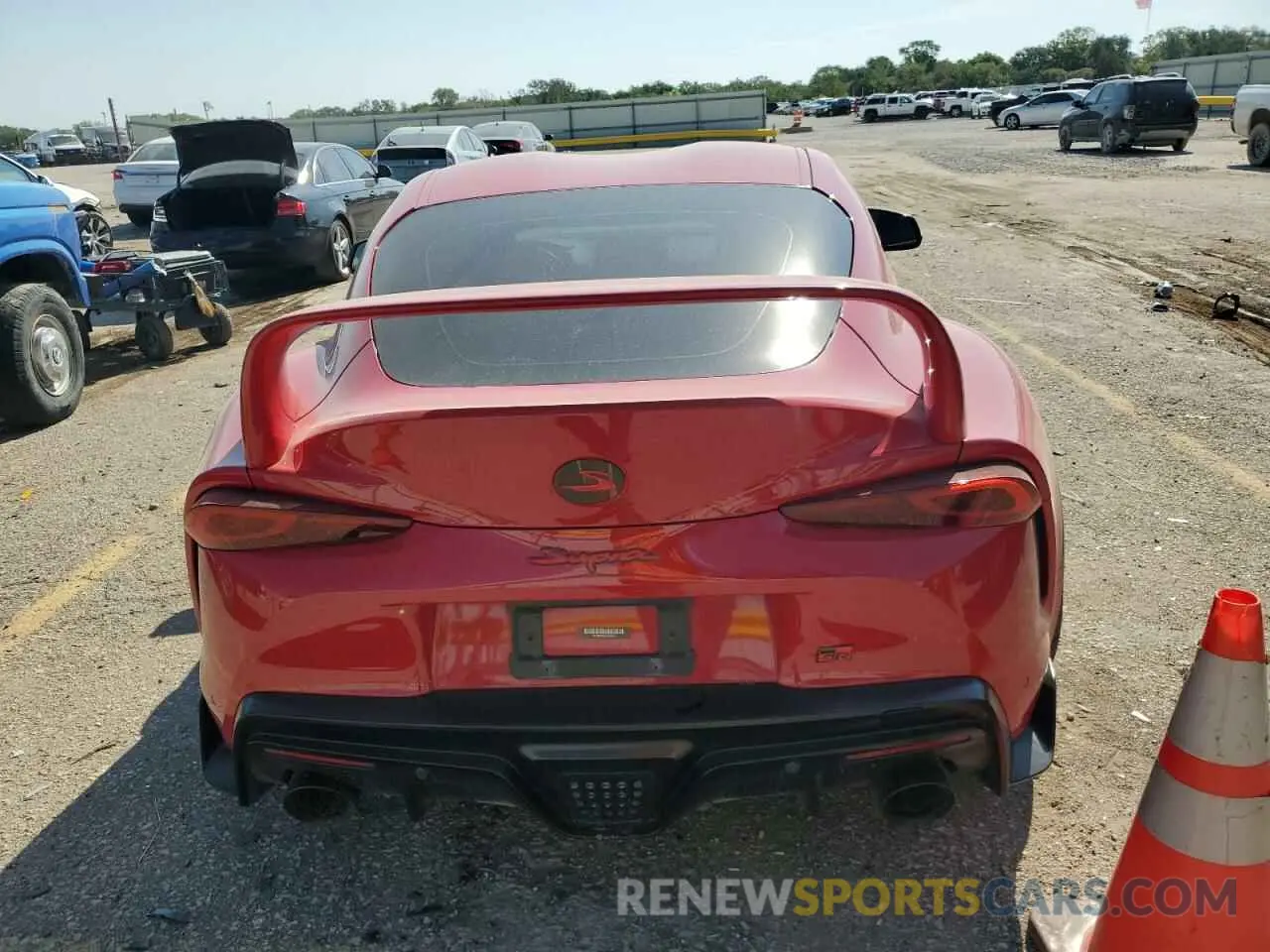 6 fotografías del automóvil dañado WZ1DB4C02LW029016 TOYOTA SUPRA 2020