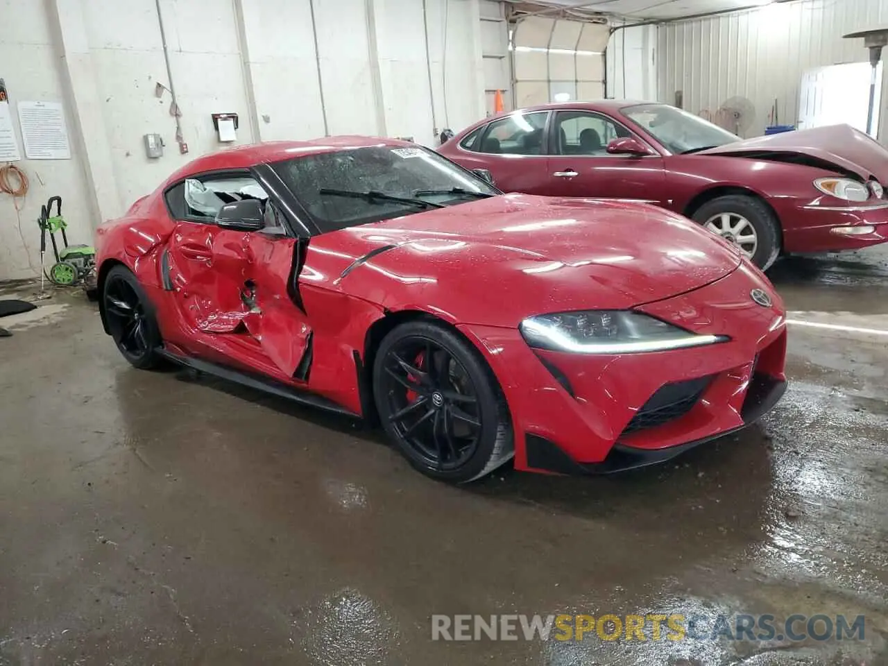 4 fotografías del automóvil dañado WZ1DB4C08LW022135 TOYOTA SUPRA 2020