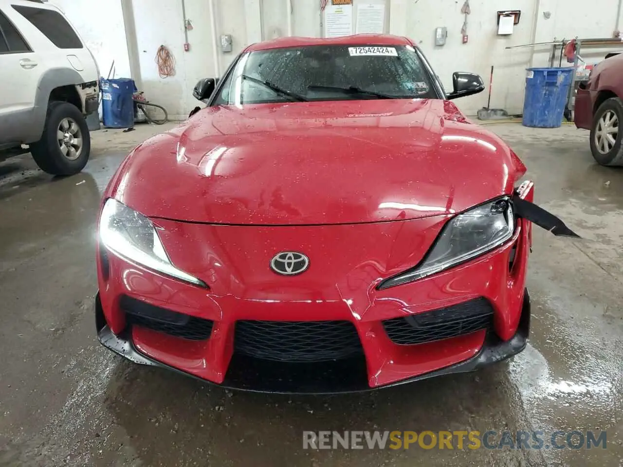 5 fotografías del automóvil dañado WZ1DB4C08LW022135 TOYOTA SUPRA 2020