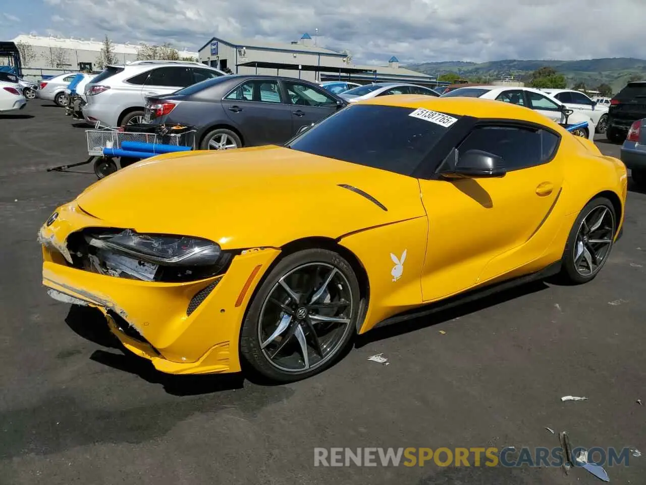 1 fotografías del automóvil dañado WZ1DB0C01MW034802 TOYOTA SUPRA 2021