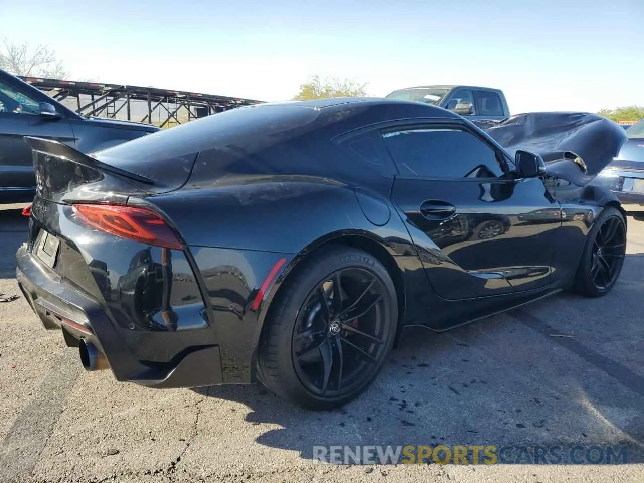 3 fotografías del automóvil dañado WZ1DB0C02MW036820 TOYOTA SUPRA 2021