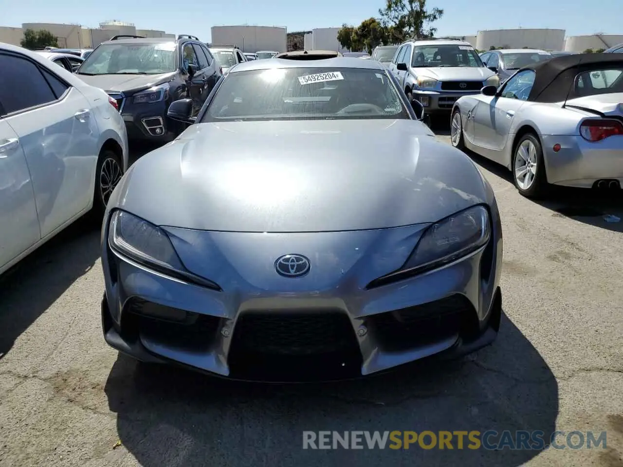 5 fotografías del automóvil dañado WZ1DB0C04MW040237 TOYOTA SUPRA 2021