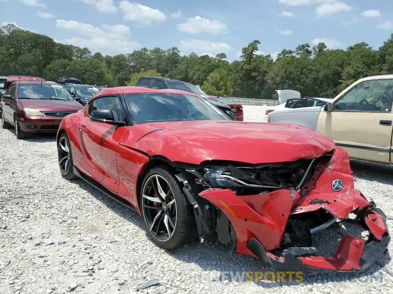 1 fotografías del automóvil dañado WZ1DB0C05MW039744 TOYOTA SUPRA 2021