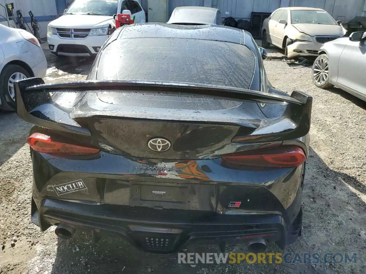 6 fotografías del automóvil dañado WZ1DB0C05MW041039 TOYOTA SUPRA 2021