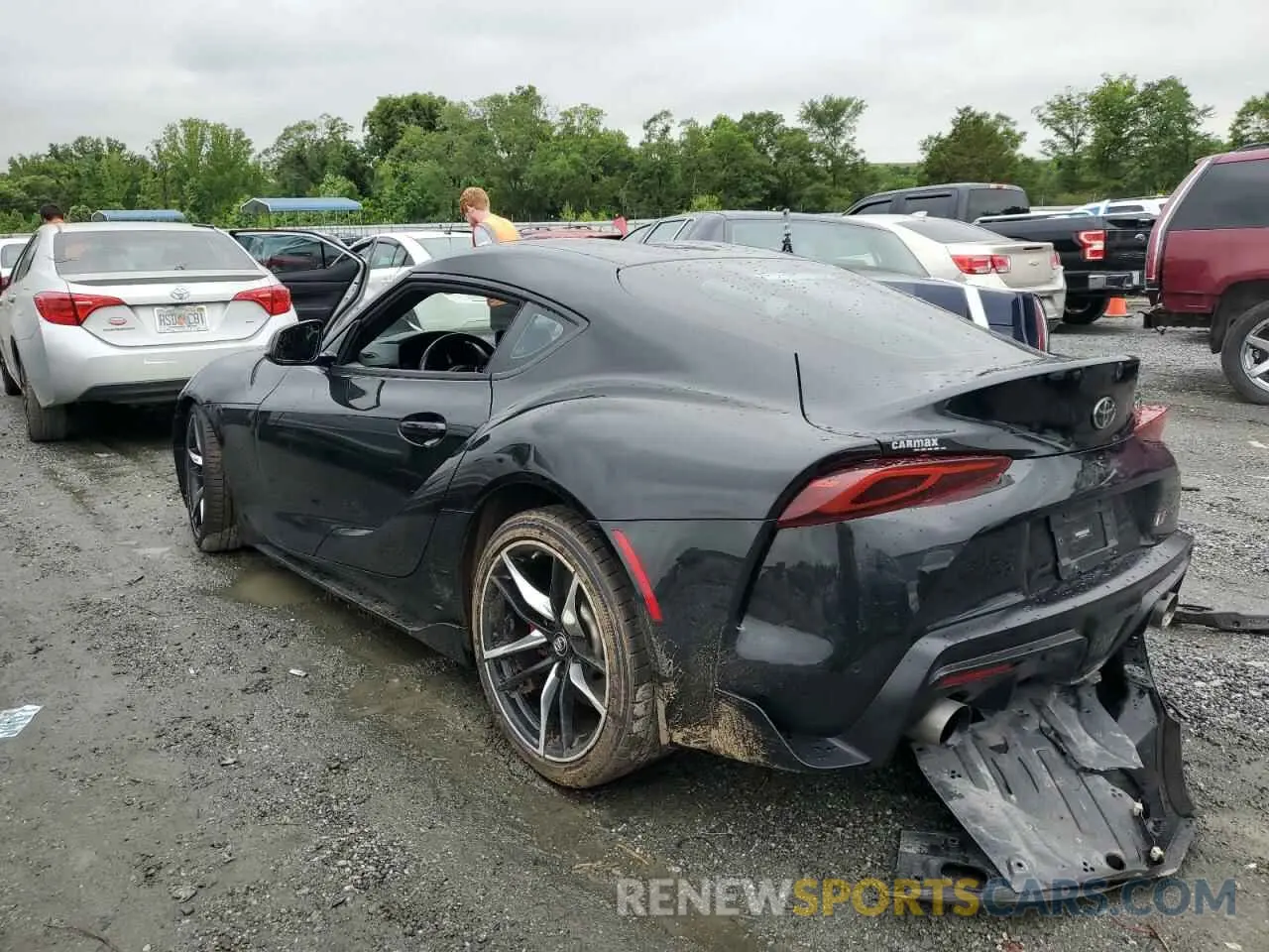 2 fotografías del automóvil dañado WZ1DB0C05MW043003 TOYOTA SUPRA 2021