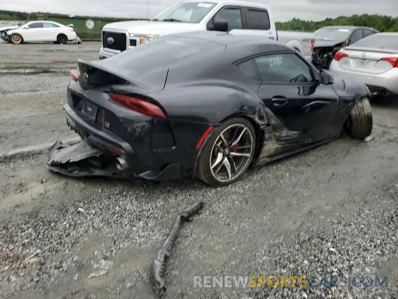 3 fotografías del automóvil dañado WZ1DB0C05MW043003 TOYOTA SUPRA 2021