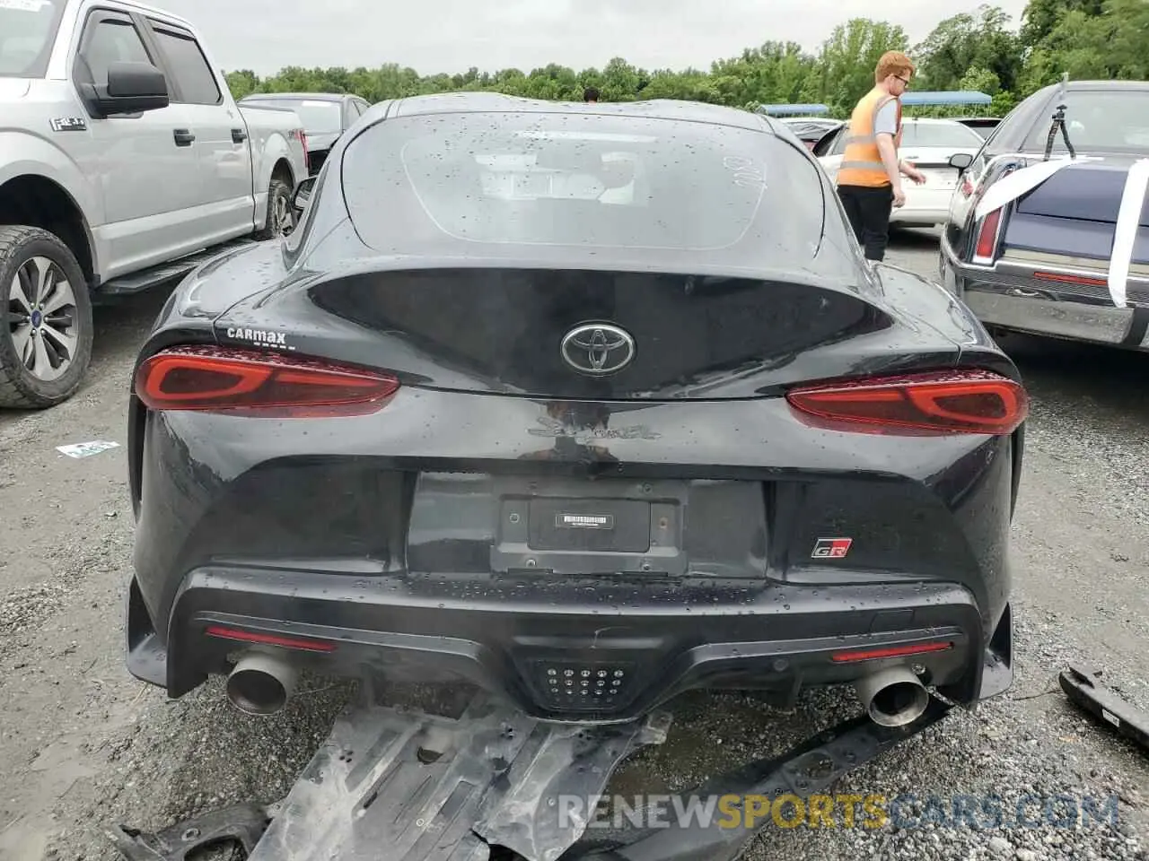 6 fotografías del automóvil dañado WZ1DB0C05MW043003 TOYOTA SUPRA 2021