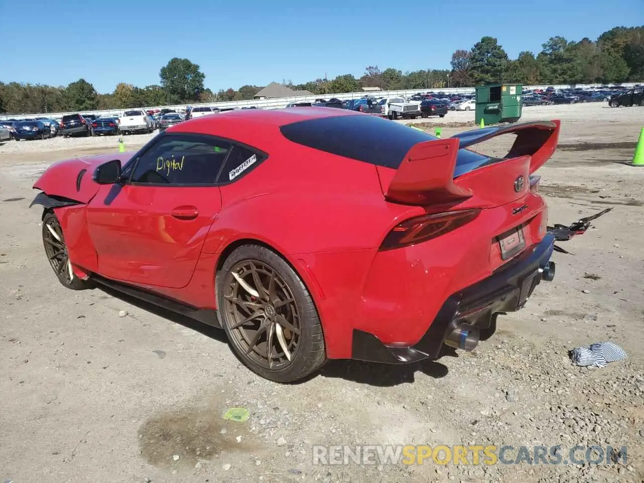 3 fotografías del automóvil dañado WZ1DB0C06MW045701 TOYOTA SUPRA 2021