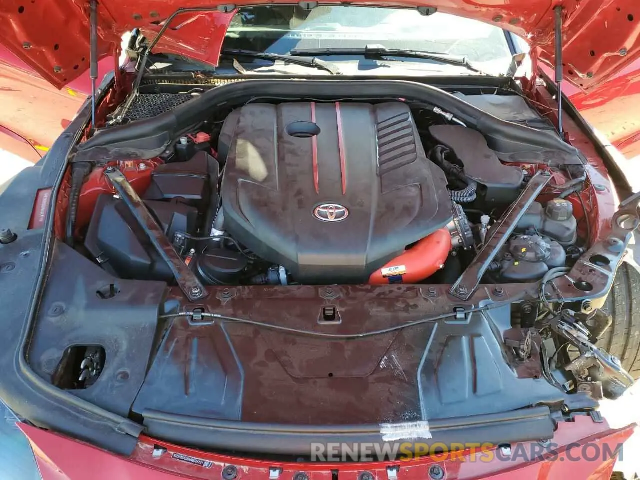 7 fotografías del automóvil dañado WZ1DB0C06MW045701 TOYOTA SUPRA 2021