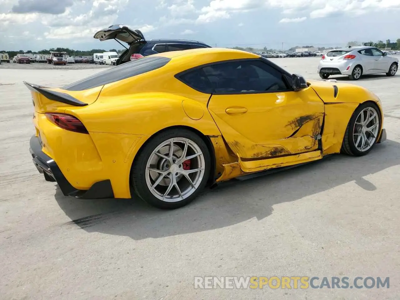 3 fotografías del automóvil dañado WZ1DB0C07MW039826 TOYOTA SUPRA 2021