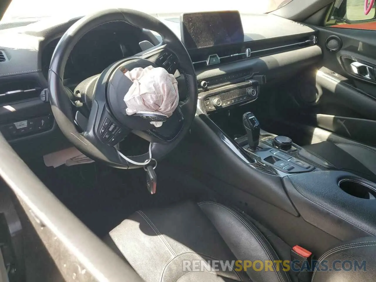 8 fotografías del automóvil dañado WZ1DB0C0XMW035592 TOYOTA SUPRA 2021