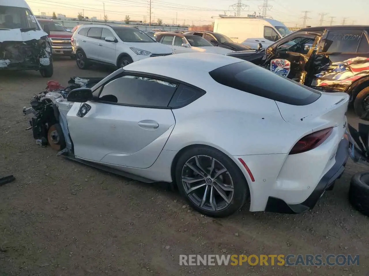 2 fotografías del automóvil dañado WZ1DB2C01MW041194 TOYOTA SUPRA 2021