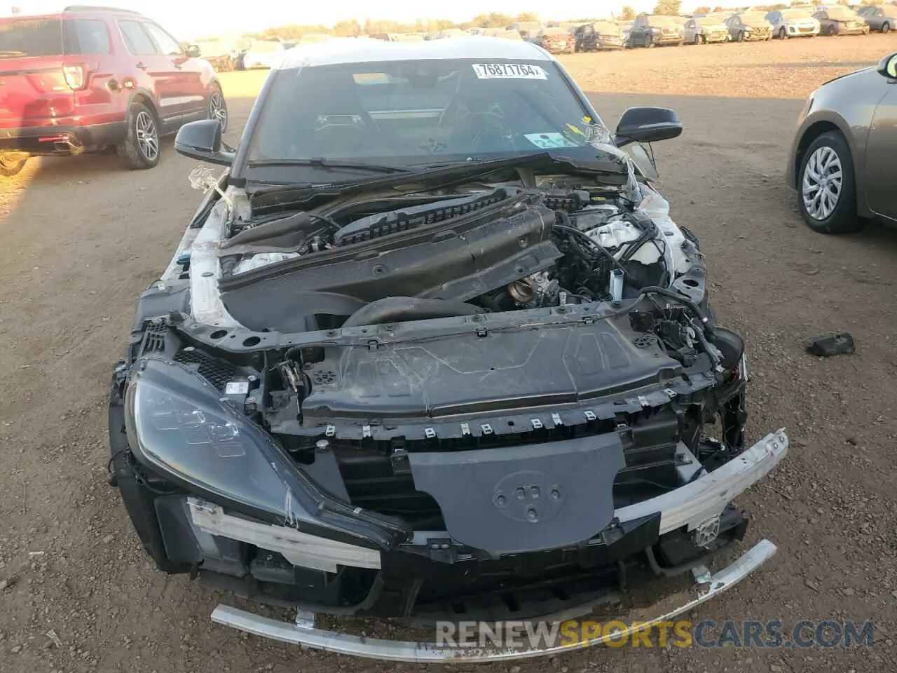 5 fotografías del automóvil dañado WZ1DB2C01MW041194 TOYOTA SUPRA 2021