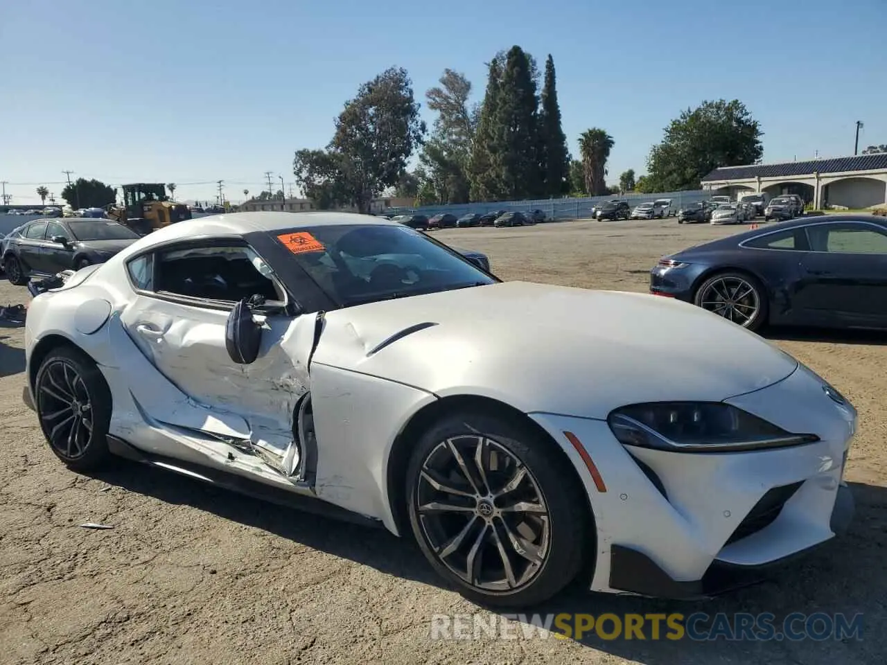 4 fotografías del automóvil dañado WZ1DB2C03MW038006 TOYOTA SUPRA 2021