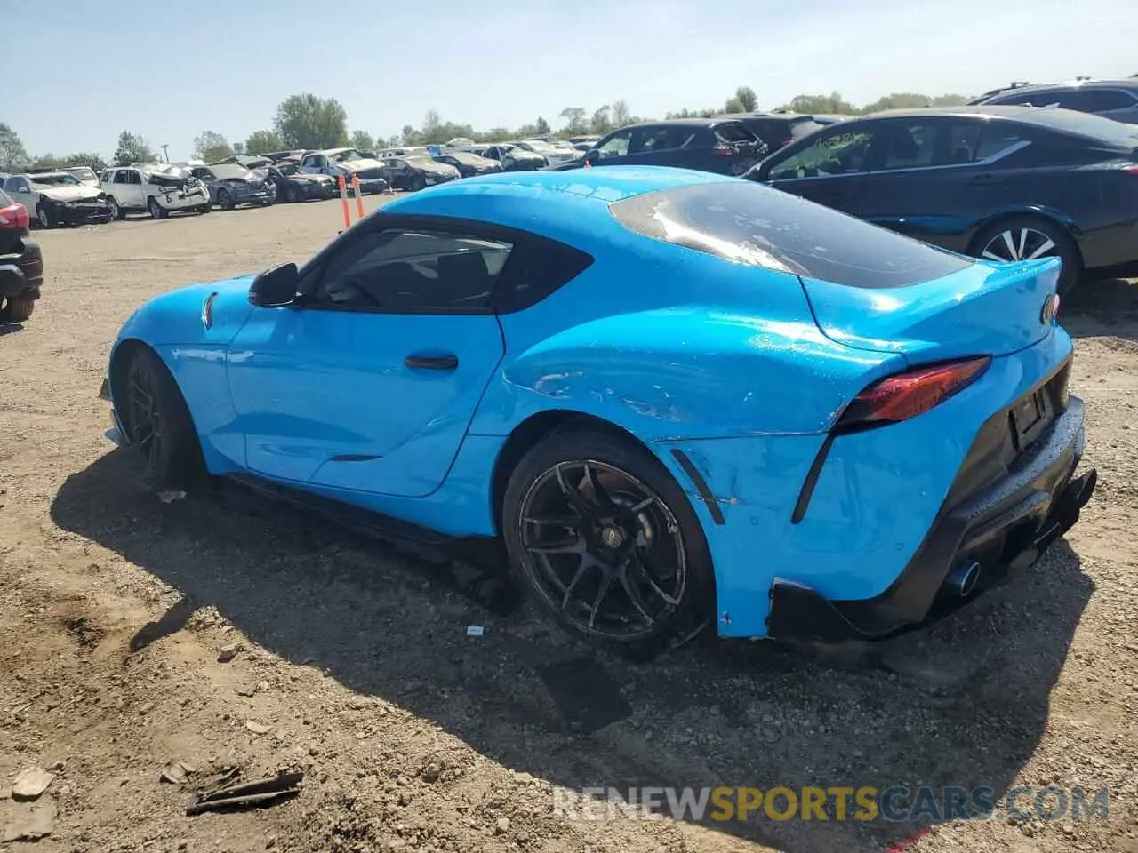 2 fotografías del automóvil dañado WZ1DB2C04MW039858 TOYOTA SUPRA 2021