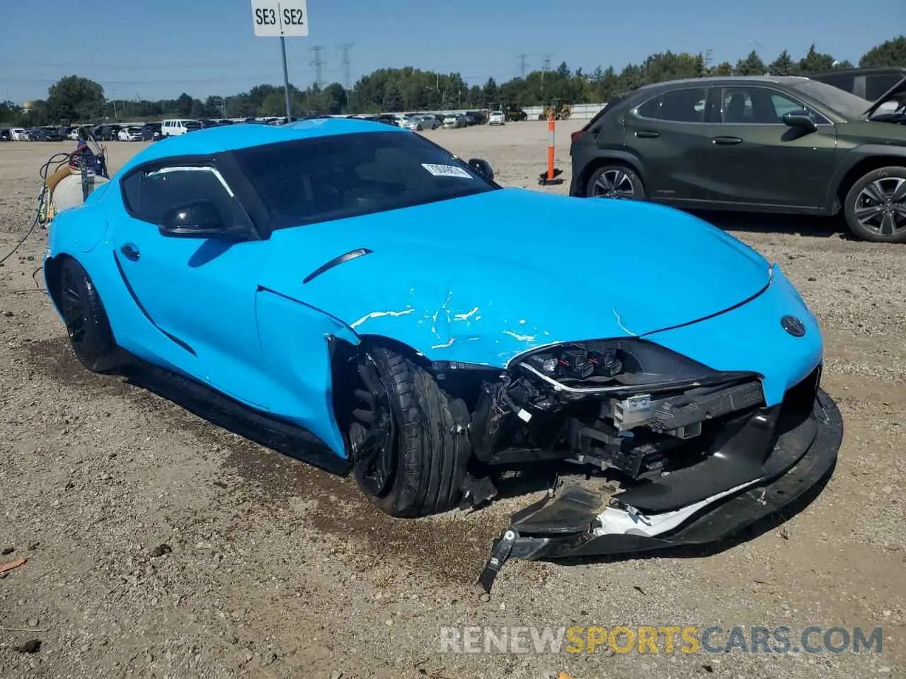 4 fotografías del automóvil dañado WZ1DB2C04MW039858 TOYOTA SUPRA 2021