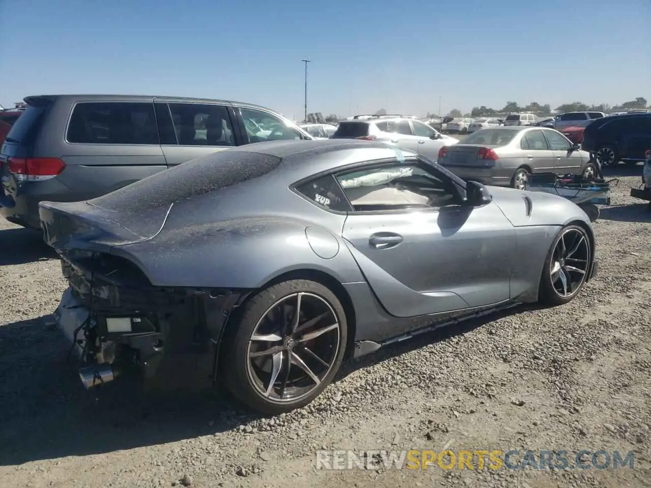 3 fotografías del automóvil dañado WZ1DB0C01NW048328 TOYOTA SUPRA 2022