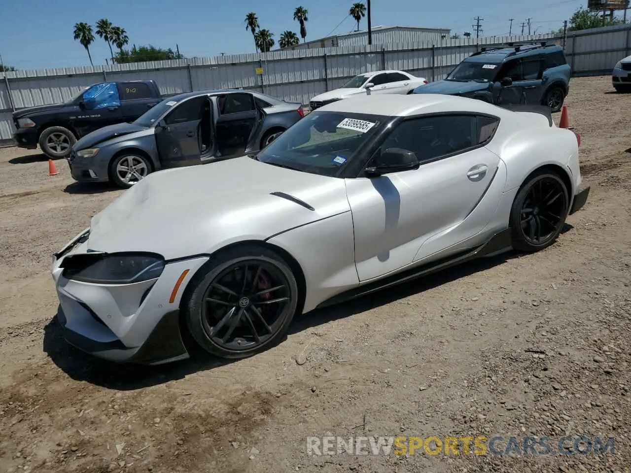 1 fotografías del automóvil dañado WZ1DB0C02NW048905 TOYOTA SUPRA 2022
