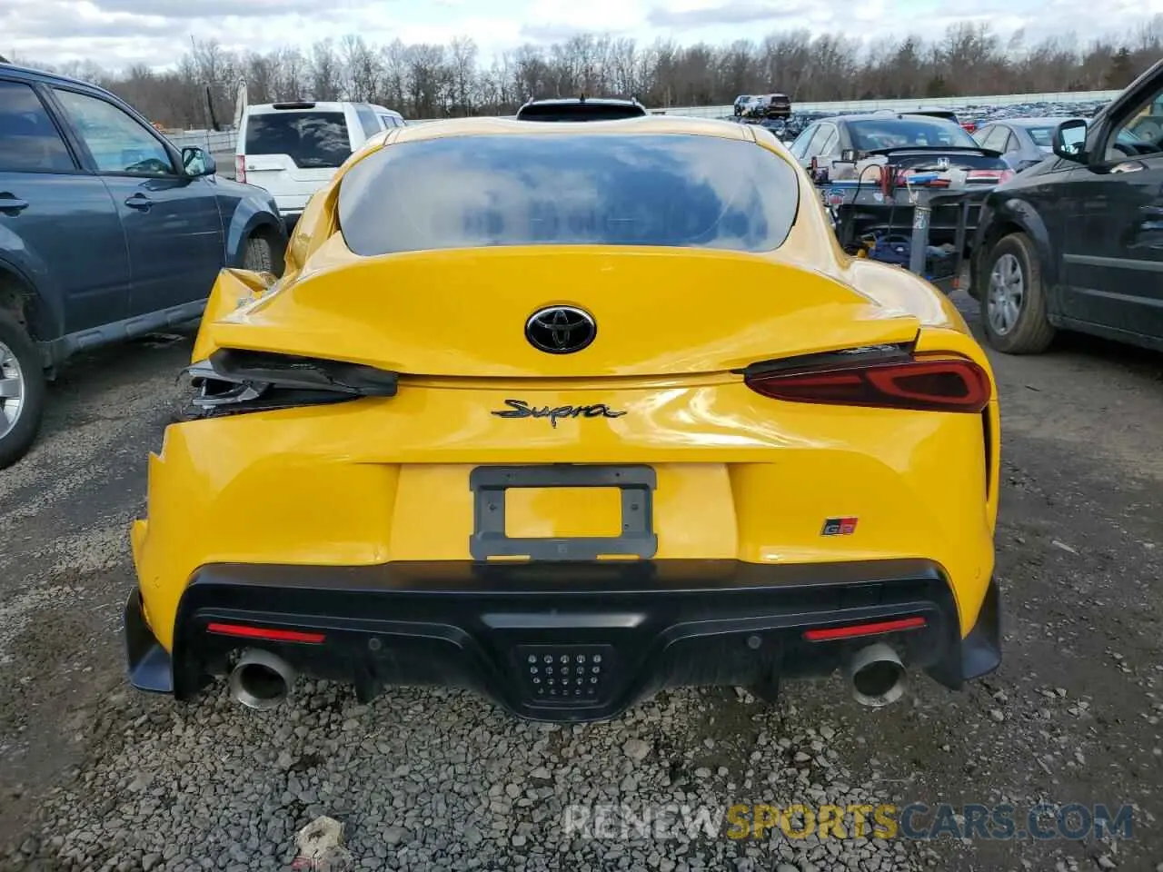 6 fotografías del automóvil dañado WZ1DB0C03NW052820 TOYOTA SUPRA 2022