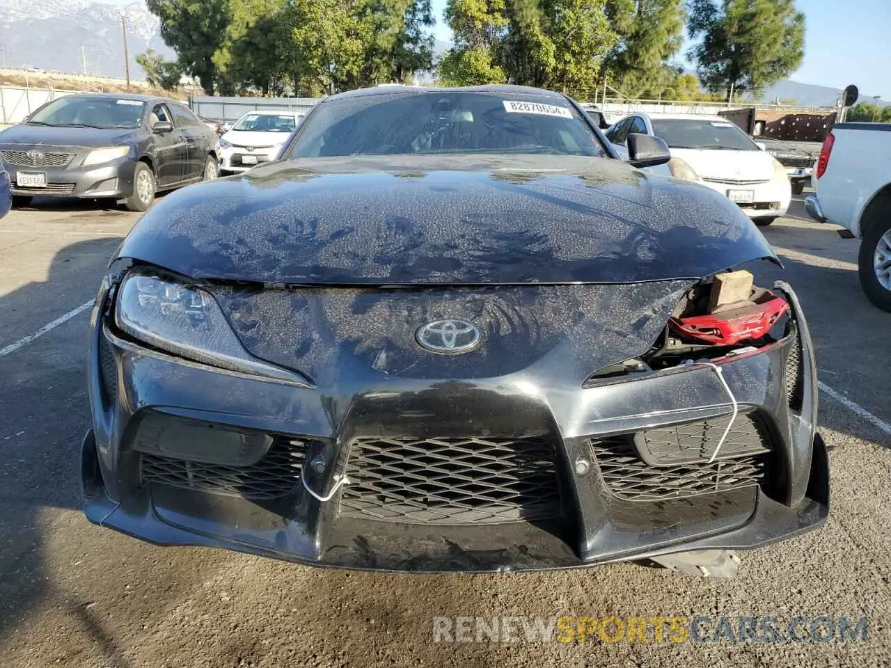 5 fotografías del automóvil dañado WZ1DB0C04NW052244 TOYOTA SUPRA 2022