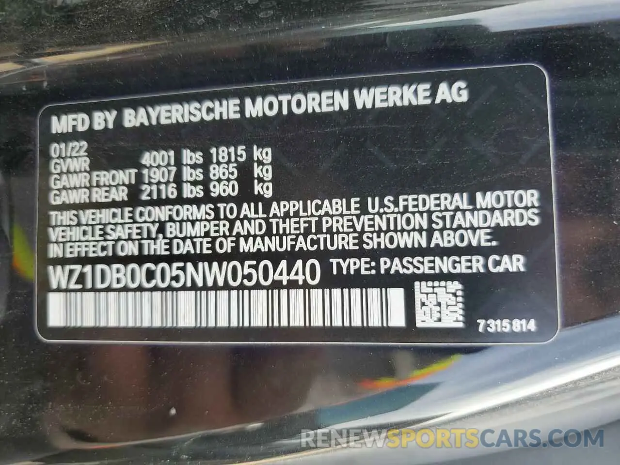 12 fotografías del automóvil dañado WZ1DB0C05NW050440 TOYOTA SUPRA 2022