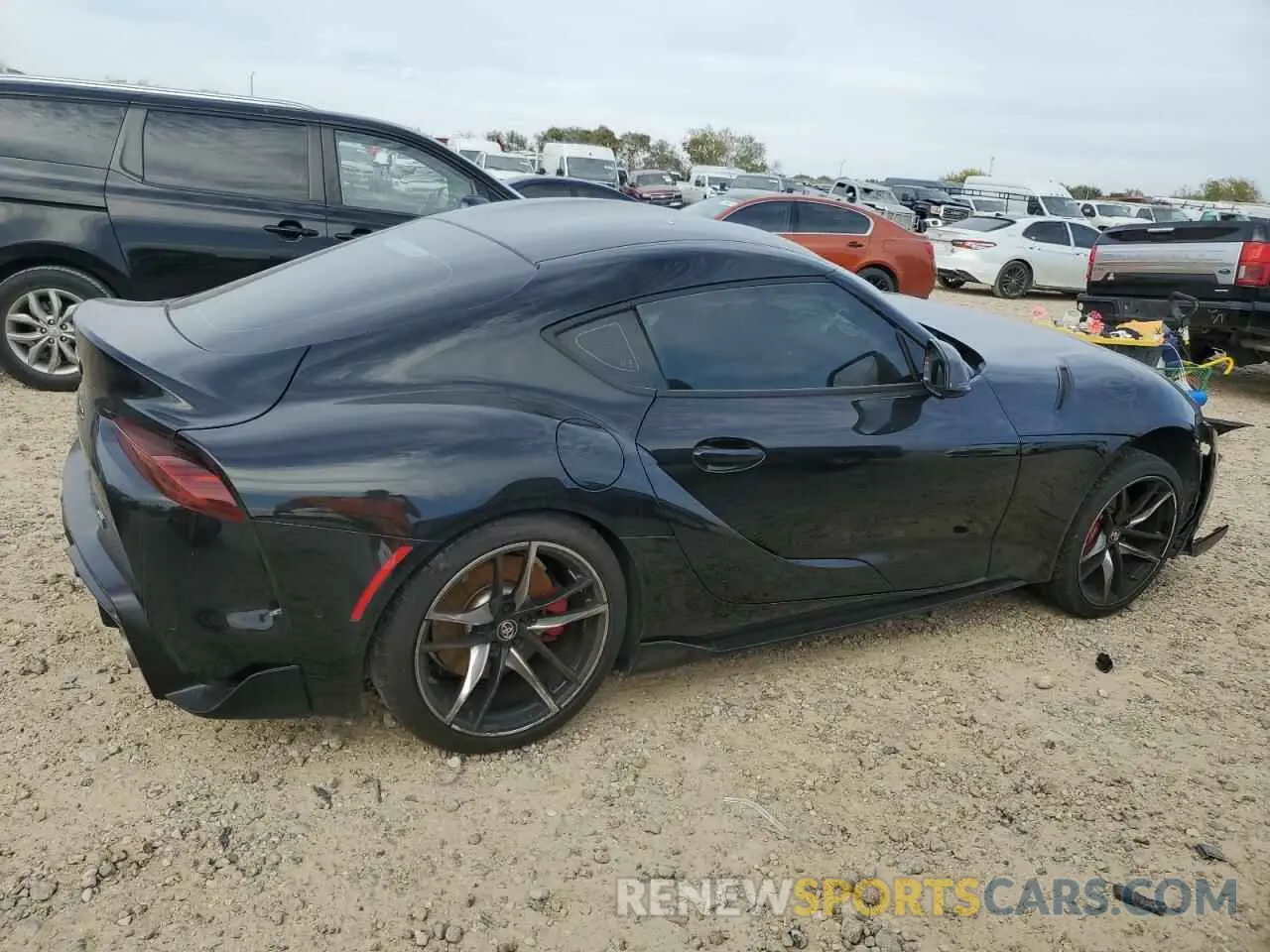 3 fotografías del automóvil dañado WZ1DB0C05NW050440 TOYOTA SUPRA 2022