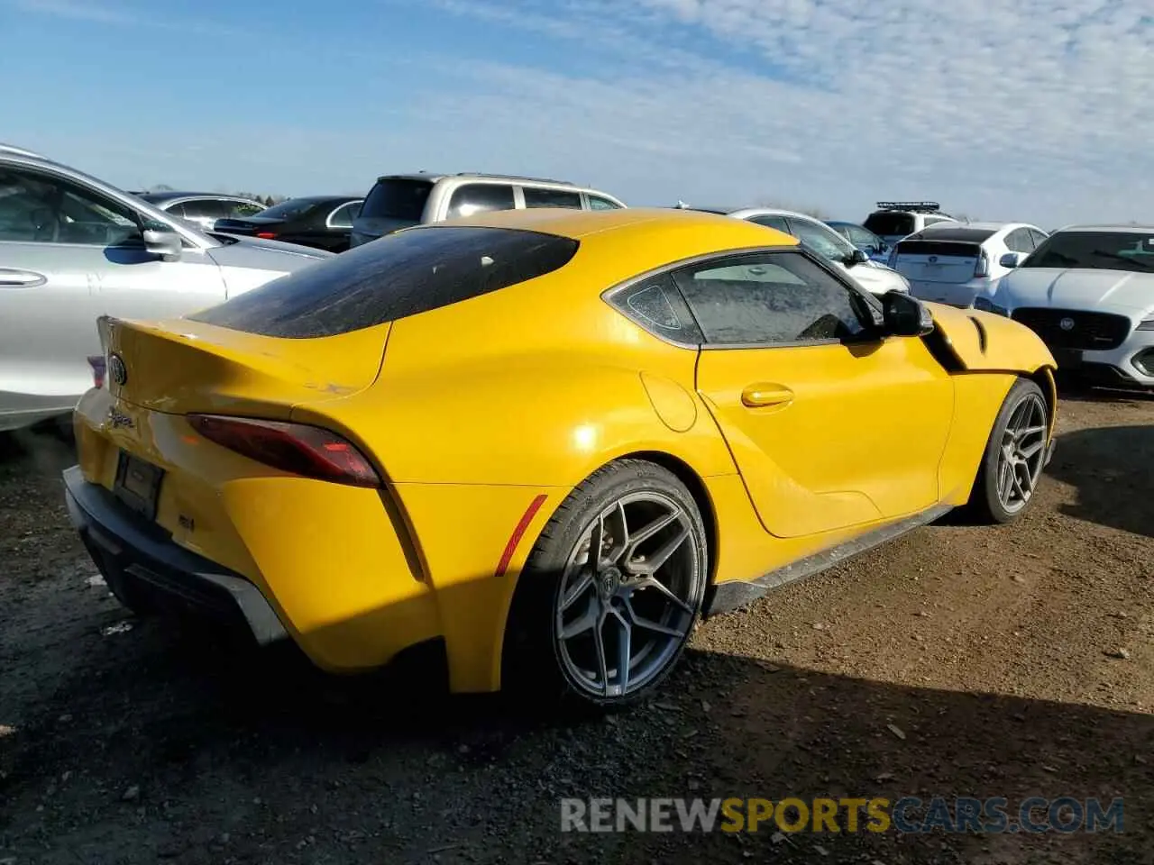 3 fotografías del automóvil dañado WZ1DB0C08NW050528 TOYOTA SUPRA 2022
