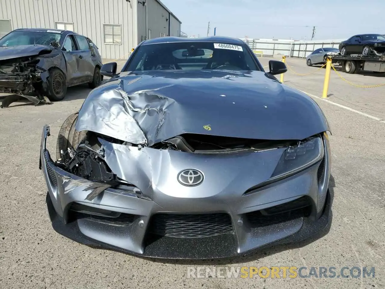 5 fotografías del automóvil dañado WZ1DB0C08NW051288 TOYOTA SUPRA 2022