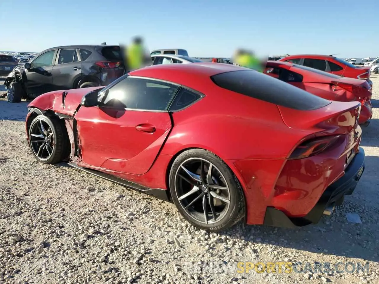 2 fotografías del automóvil dañado WZ1DB0C09NW053020 TOYOTA SUPRA 2022