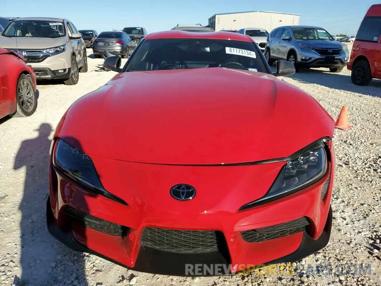 5 fotografías del automóvil dañado WZ1DB0C09NW053020 TOYOTA SUPRA 2022