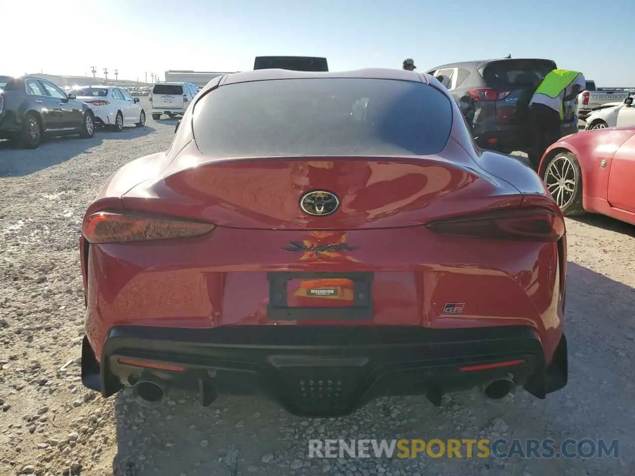 6 fotografías del automóvil dañado WZ1DB0C09NW053020 TOYOTA SUPRA 2022