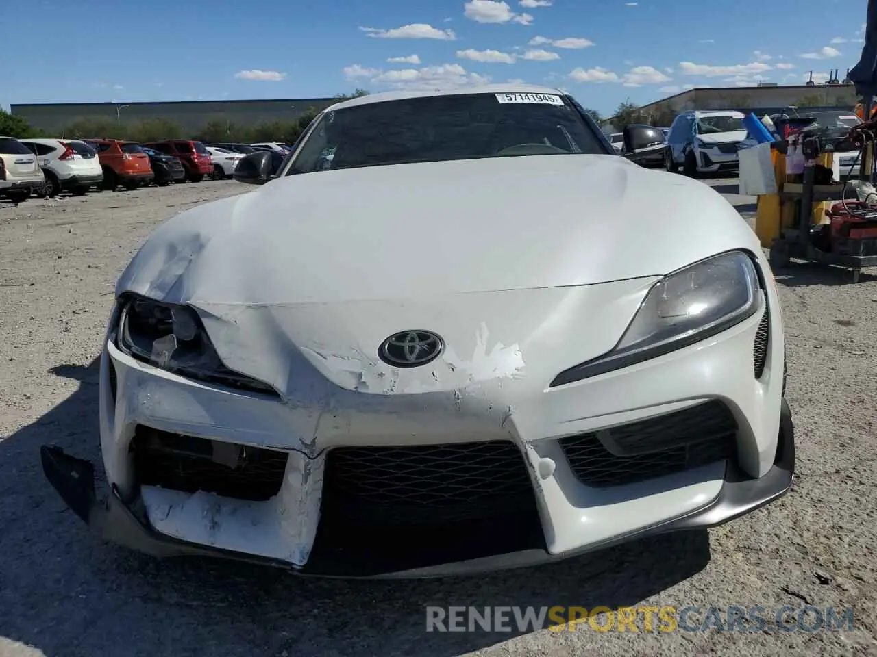 5 fotografías del automóvil dañado WZ1DB2C09NW048072 TOYOTA SUPRA 2022