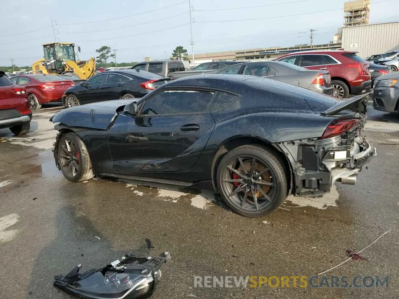 2 fotografías del automóvil dañado WZ1DB0G01PW056961 TOYOTA SUPRA 2023
