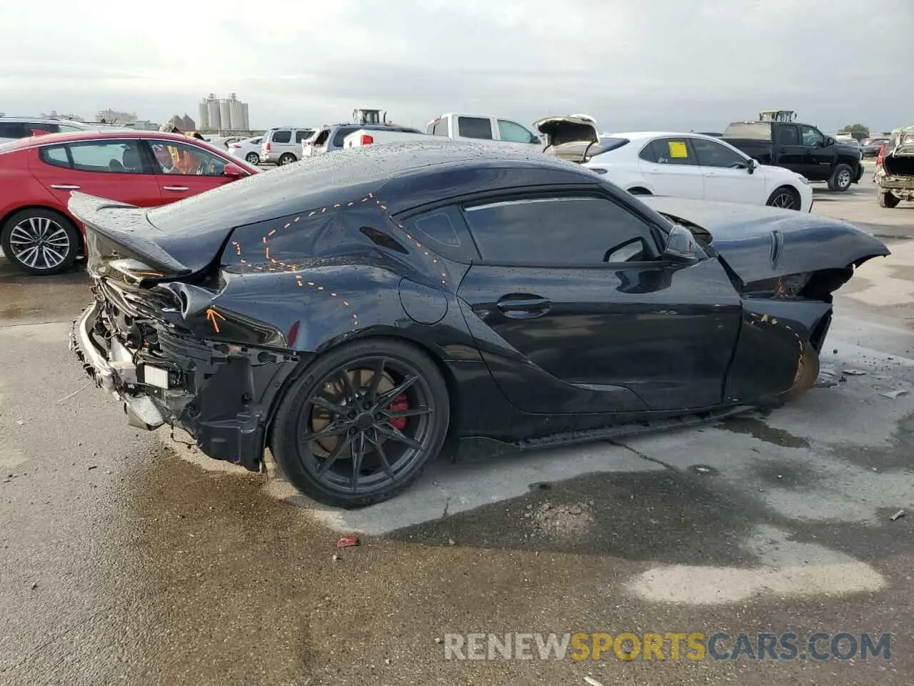 3 fotografías del automóvil dañado WZ1DB0G01PW056961 TOYOTA SUPRA 2023